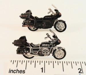 Little-League-Baseball-Pin-s-2-NY-Honda-D35-Motorcycles