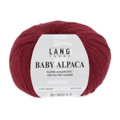 Lang Yarns Baby Alpaca 60 - LL 170m / 50g - Grosor de aguja 3