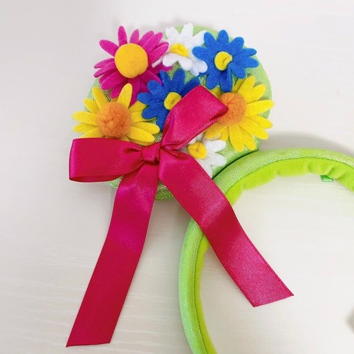Tokyo Disney Resort Spring Carnival 2010 Fairy Wings Headband Set 2 TDS Green - Picture 9 of 24