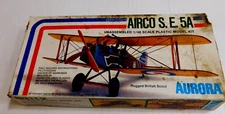 AURORA BRITISH AIRCO S.E. 5A - 1/48  #755 - 1976 - COMPLETE - UNASSEMBLED