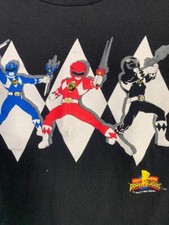 VINTAGE 90'S MIGHTY MORPHIN POWER RANGERS 1994 T SHIRT KIDS SIZE LARGE 6/7