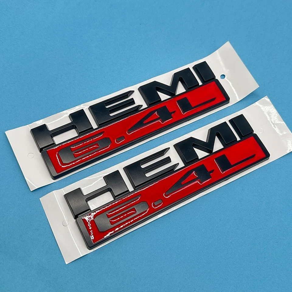 2 piezas 19-23 para RAM 2500-5500 guardabarros delantero izquierdo y derecho HEMI 6,4 L insignia 68358557AA Foto 4 de 4