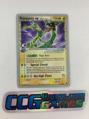 世界24枚 PSA8 レックウザ デルタ rayquaza アンリミ 10 PSA 8 Pokemon Rayquaza EX Full Art XY: Roaring Skies #104