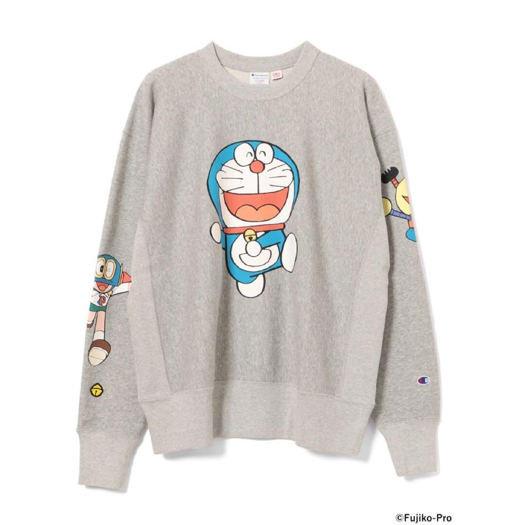 Beams x Champion Fujiko F. Fujio Doraemon Sweatshirt 90th