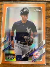 2021 Topps Pro Debut Chrome Antonio Gomez Orange Refractor /25 Yankees