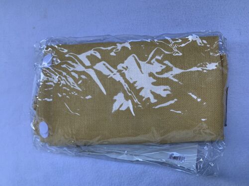Basketweave Seats 4-6 Round 70 inch Tablecloth in GOLD -Easy Care - Picture 3 of 8