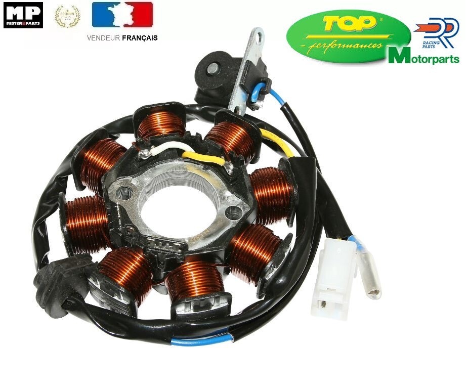 Stator allumage Kymco Agility 125 résout les pannes de batterie et les ratés moteurs