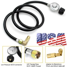 Propane Regulator Hose Adapter for Blackstone 17" & 22" Griddle Tabletop Camper