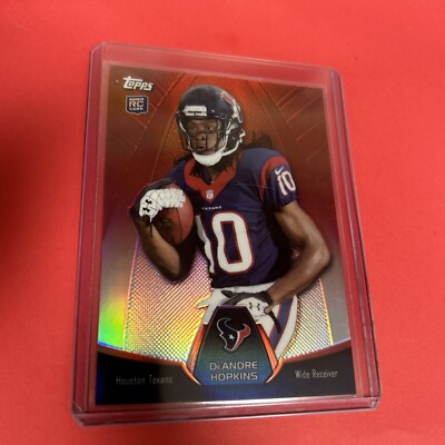 Deandre Hopkins Topps Red Chrome SP Rookie Card KANSAS
