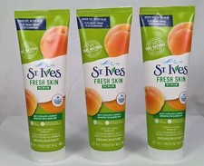 3 Pack St. Ives Fresh Skin Apricot Face Scrub Exfoliator, Clean Glow Skin, 9oz