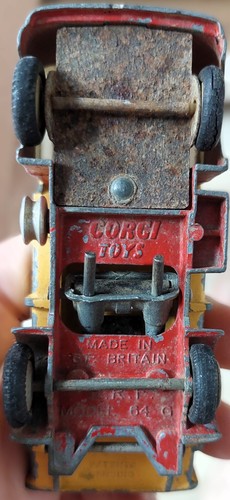 E.R.F 64G, Earth Tipper Truck, Corgi Toys, 1:43, Vintage - Zdjęcie 9 z 9
