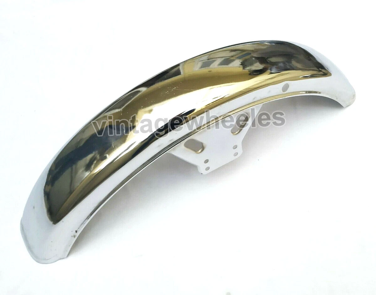 Yamaha RX100 Chrome Front Mudguard Bumper Fender Fits For RX 100 RS100 RX125 RXS