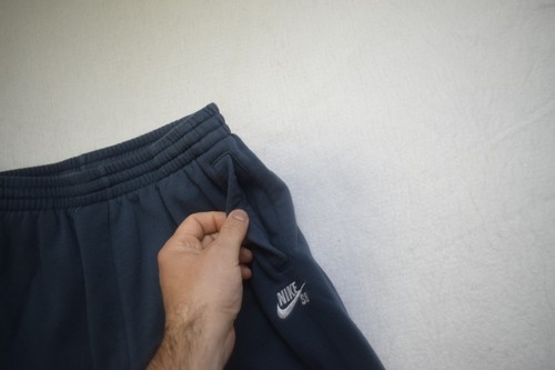 Nike SB Sweat Gym Shorts Blue Performance Cotton Blend With Pockets Boys Size XL - Picture 3 of 6