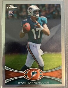 Topps Chrome 2012 Ryan Tannehill Base RC Dolphins #109 Football Card NM