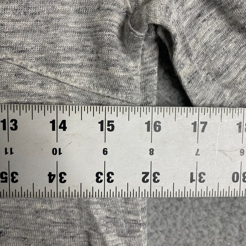 Athleta Zephyr Heathered Top Womens XXS Gray 3/4 Sleeves V-neck 100% Linen NWT - Picture 12 of 13
