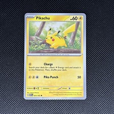 Pikachu 025/165 Pokemon Sv: Scarlet & Violet 151 Non Holo