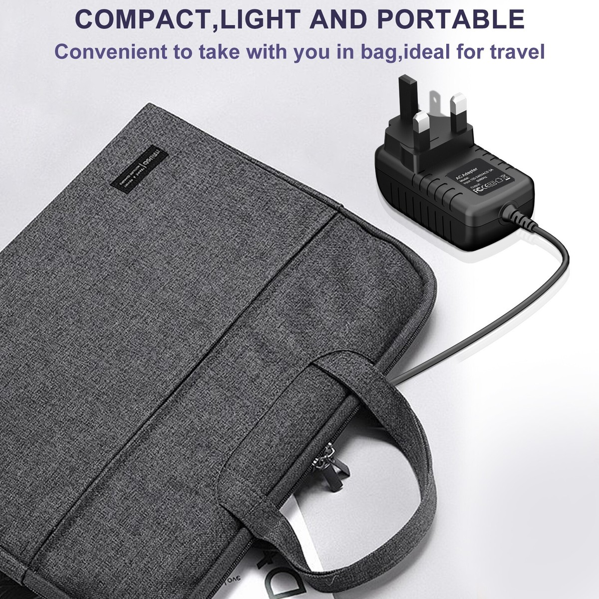 Caricabatterie 12v 2a Per Notebook Alimentatore 12V 2A Per GEO - Foto 7