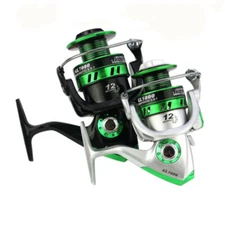 YUMOSHI Spinning Reel Freshwater Reel~1000-5000 Sizes~2 Color Choices~FREE Ship
