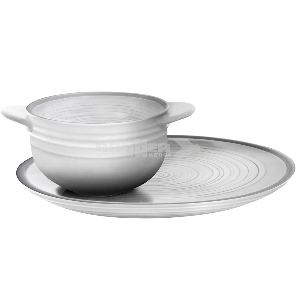 MELAMINE Bellagio Table Set With Non Slip Non Rattle Base MOTORHOME CARAVAN BOAT - Image 3 of 4