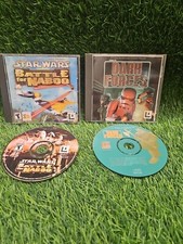 Vintage 1994 Star Wars Dark Forces & Battle For Naboo PC Tested