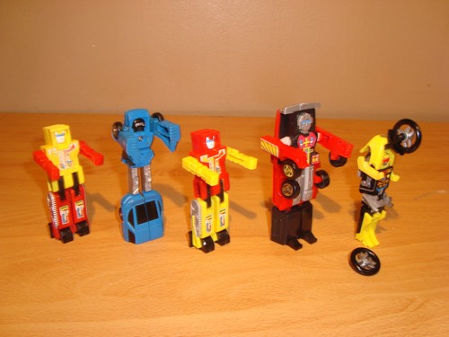 Lot of 5 REMCO ZYBOTS CHANGEABLE ROBOTS Figures VINTAGE Transformers G1 Toys - Picture 8 of 9