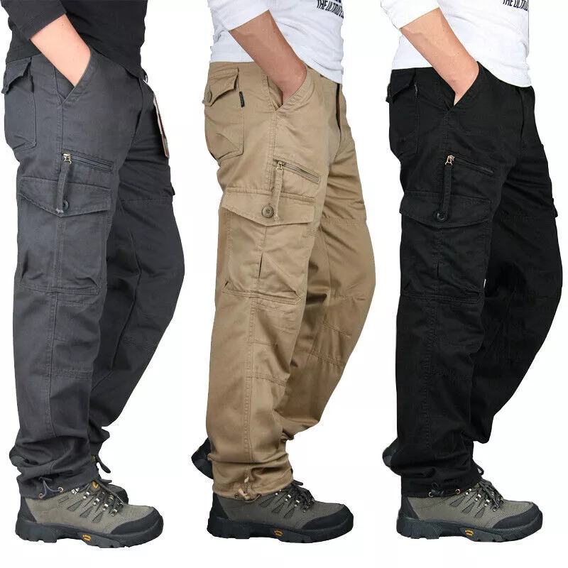 Men's relaxed fit deals cargo pant with stretch