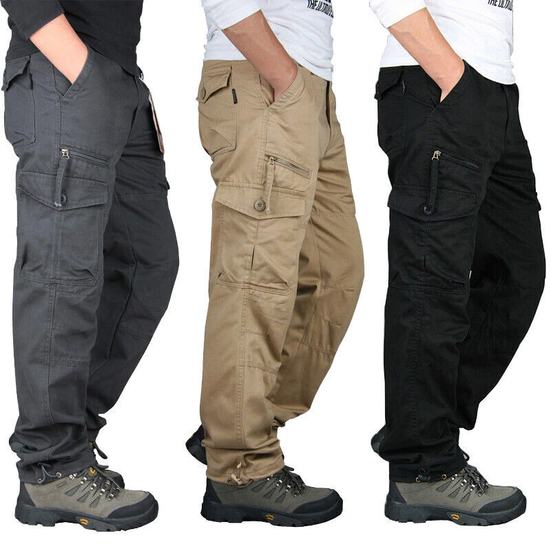 Men's Relaxed Fit Cargo Pants Premium Relaxed Fit Straight Leg Work Cargo Pants
Opens in a new windo