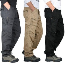 Men's Relaxed Fit Cargo Pants Premium Relaxed Fit Straight Leg Work Cargo Pants