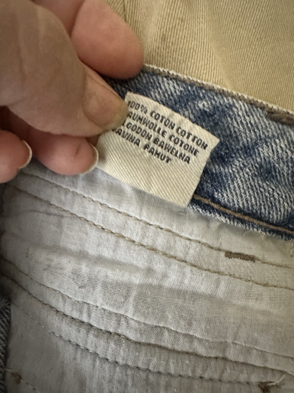 Jeans Rinascimento Patchwork Italy Light Wash wid… - image 15