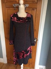 Dress by Joe Browns Black & Pink  Size 8 **SALE**