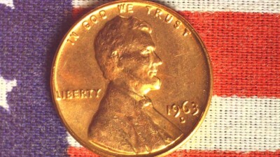 1963-D Lincoln Memorial Cent 