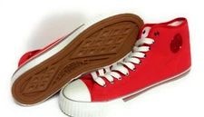 Mens PF Flyers Center Hi Reissue PM110H2E Red Canvas Casual Sneakers Shoes