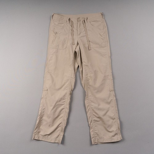 The North Face Pants Womens 30x30 Khaki Nylon Roll Up Hiking Outdoor Adjustable