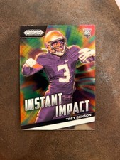 Trey Benson 2024 Prizm Draft Picks Instant Impact RC Florida State II-TB