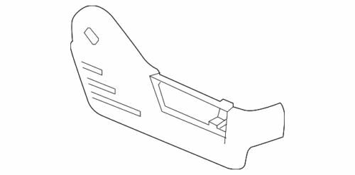 Panel de recubrimiento del asiento izquierdo para Ford F-150 2011-2014 (P/N BL3Z-1862187-AA)