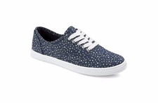 Mossimo Supply Co. Mujer Azul Marino Estrellas Lunea Lona Tenis NUEVAS