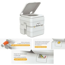 20L - 2022 Modell Multifunktional Tragbar Camping Wohnwagen Toilette Boot Wohnmobil