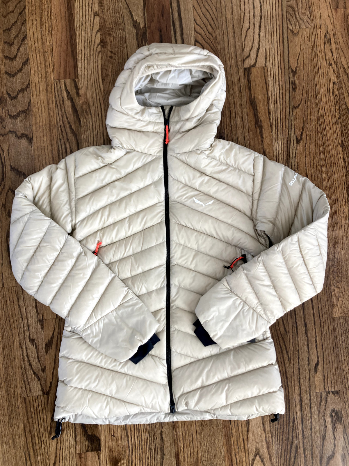 Salewa Esquí Senderismo Ortles Avena Plumón Puffer 2 en 1 Chaqueta Y2K Mujer Grande 46