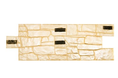 3D Granite Stone Stamp 2 pcs Vertical Decorative Impression Concrete Cement