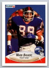 1990 Fleer - #64 Mark Bavaro