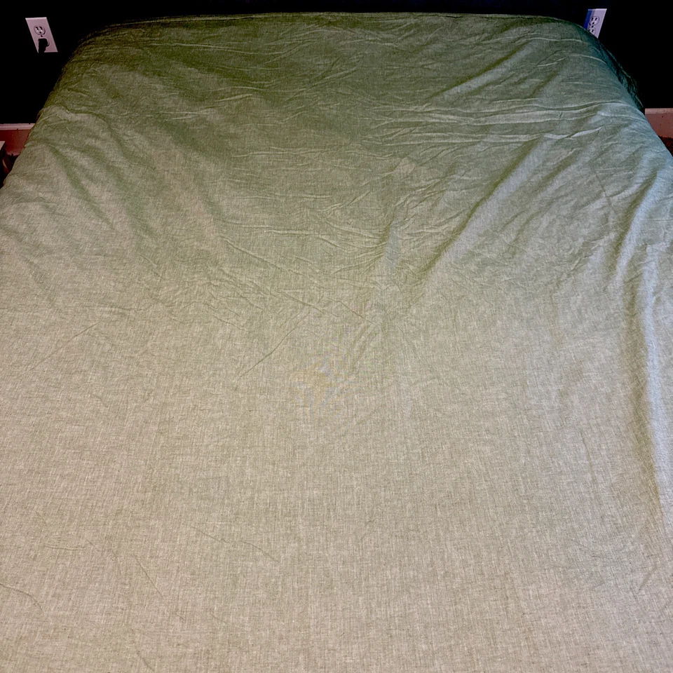 Edredón PEM AMERICA Cal King 108 x 90 algodón poliéster verde jaspeado lavable Foto 3 de 4