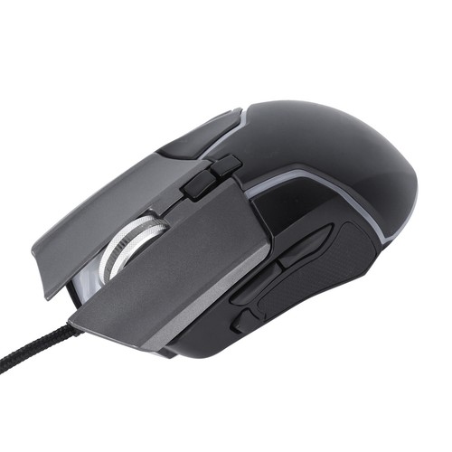 Gaming Mouse Adjustable Dpi Mechanical Ergonomic Rgb Lighting Wired Mice For MPF - Picture 17 of 24