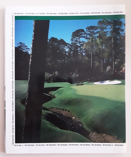 Augusta National Golf Tournament Masters Journal 2000 And 2001 (Olazabal, Singh) - Picture 4 of 6