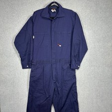 Saf-tech FR Coveralls Mens Medium 36x29 Blue Westex Indura Fire Resistance Zip