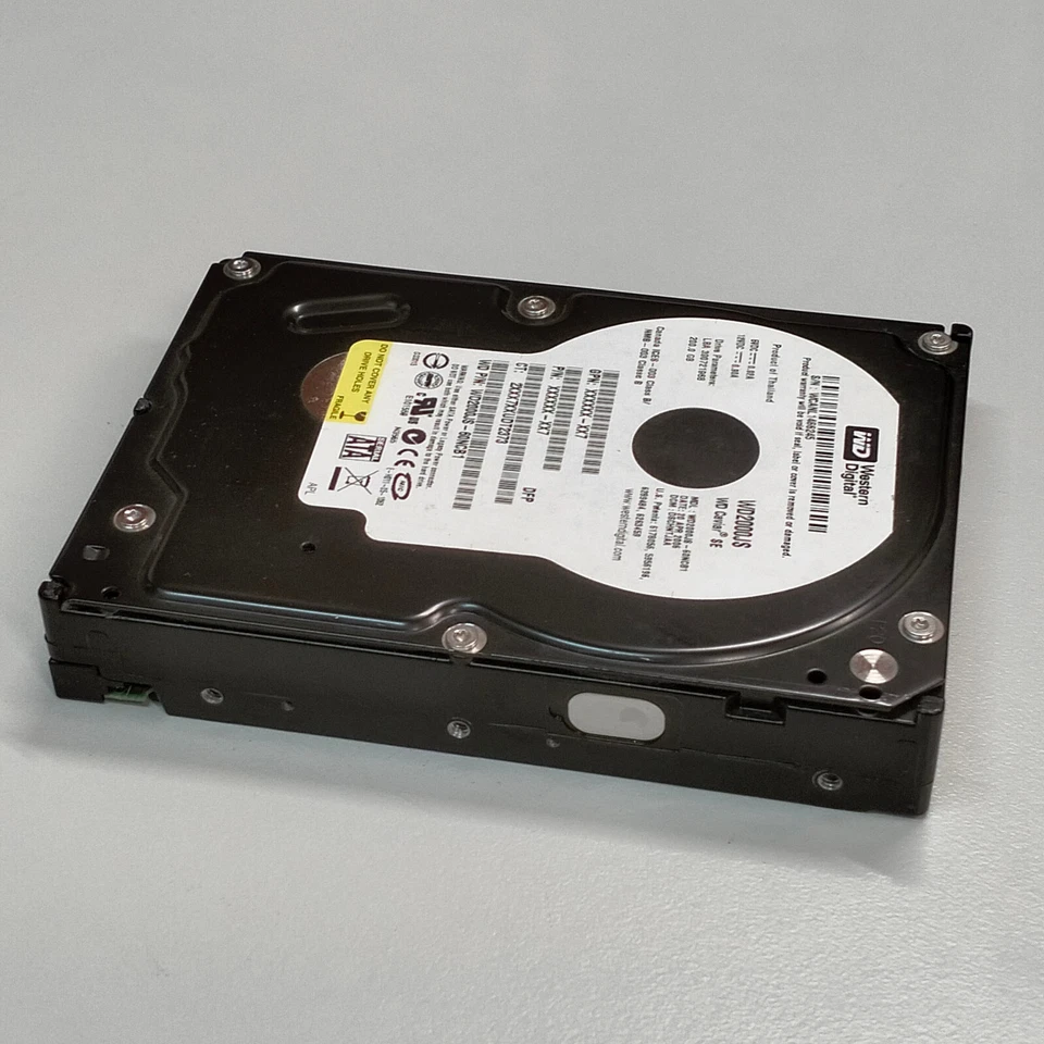WD WD2000JS 200GB 3.5" SATA HDD 7200 RPM 3Gbps 8MB Cache Drive WD2000JS-60NCB1 - Image 4 of 4