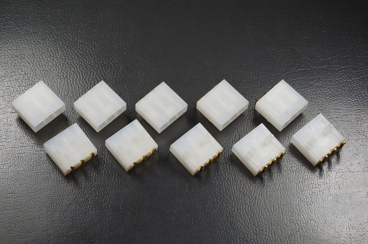 Lot of 10 39-30-3037 Molex Connector Shrouded Header Male 3Pos 4.2