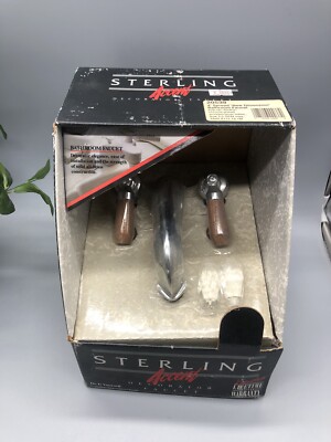 Sterling Brand Accent Decorator Bathroom Faucet 4  Spread NOS