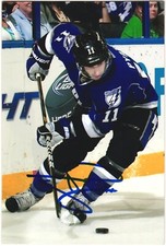 Tom Pyatt Autographed 4x6 Color Photo Tampa Bay Lightning #11 B