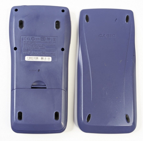 Calculadora gráfica Casio FX-9750GII con cubierta deslizante blanca azul probada funciona - Imagen 2 de 5