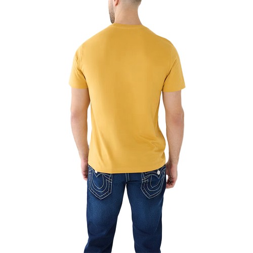 True Religion 107588 Mens T Shirts Round Neck Half Sleeve Regular Fit Casual Top - Picture 12 of 24